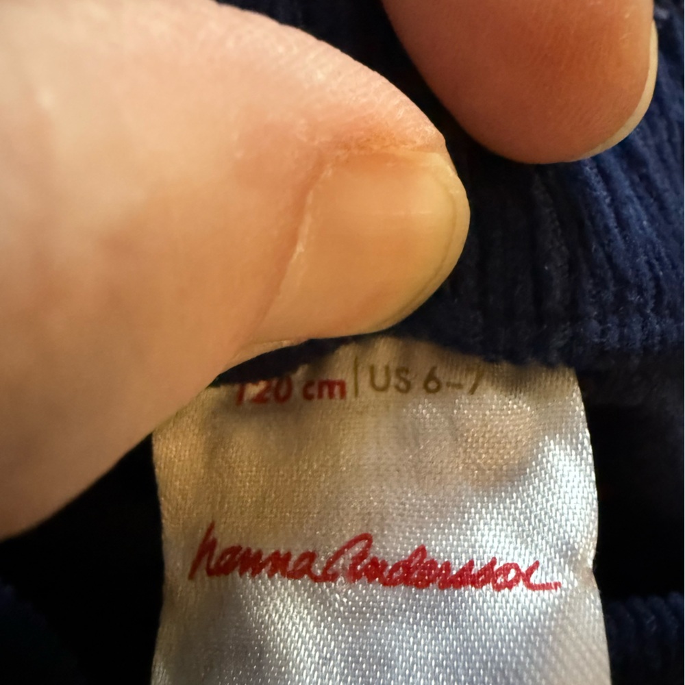 Hanna Andersson Ripstop Pants in Stretch Corduroy 6-7 Years - Picture 8 of 9